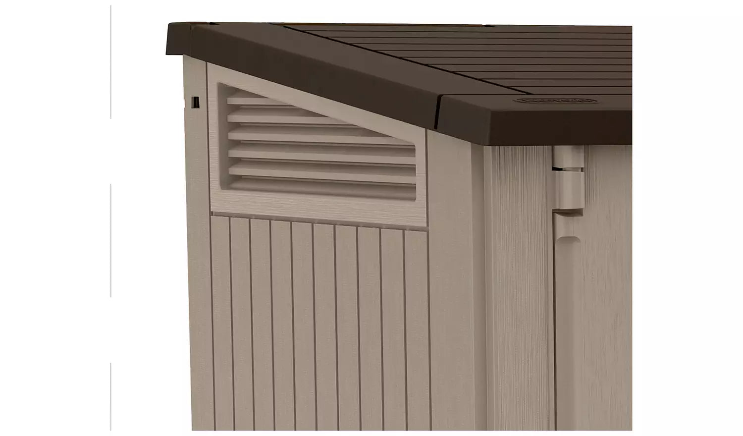 Keter Store-It-Out Midi 880L Plastic Garden Storage – Beige & Brown - Image 5