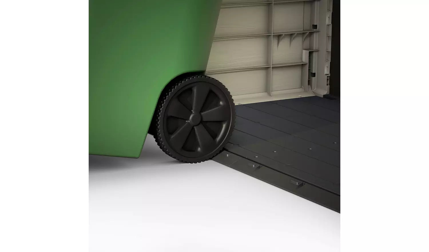 Keter Store-It-Out Midi 880L Plastic Garden Storage – Beige & Brown - Image 9