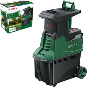 Bosch Turbinenhäcksler AXT 25 TC (2.500 W; geeignet für Holz und harte Gartenabfälle; integrierte Fangbox 53 l; in Karton)