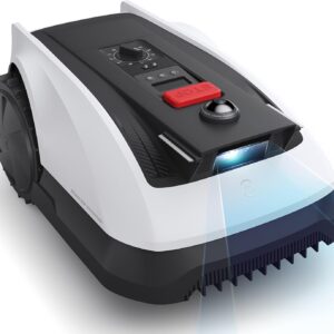 ECOVACS Goat O500 Panorama Mähroboter ohne Begrenzungskabel, 500 m², Auto-Kartierung Rasenmähroboter, Setup-frei, LiDAR-unterstützte visuelle Navigation, passiert 0,7m Engstellen, Logischer Schneiden