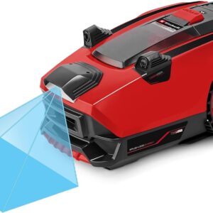 Einhell Mähroboter FREELEXO CAM 500 Strom X-Change (18V, Kamera ersetzt Begrenzungsdraht, für 500 m², Brushless, bis 25% Steigung, Schnittbreite 18 cm, inkl. 3,0 Ah Akku betrieben, 5 m Magnetband)