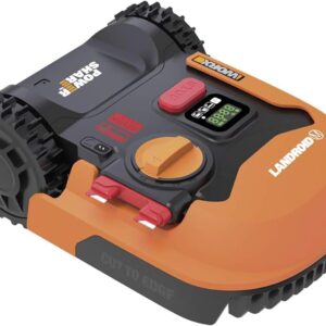 WORX Landroid M WR141E Mähroboter/Akku betriebenrasenmäher für kleine Gärten bis 500 qm/Selbstfahrender Rasenpflege Gerät für einen sauberen Rasenschnitt, Bunt