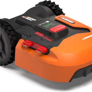 WORX Landroid S WR184E Mähroboter für Gärten bis 400 m2-35% Steigung - mit WLAN Verbindung & schwimmendem Mähdeck - APP Steuerung - Multi-Zonen-Programmierung - AIA intelligente Navigation