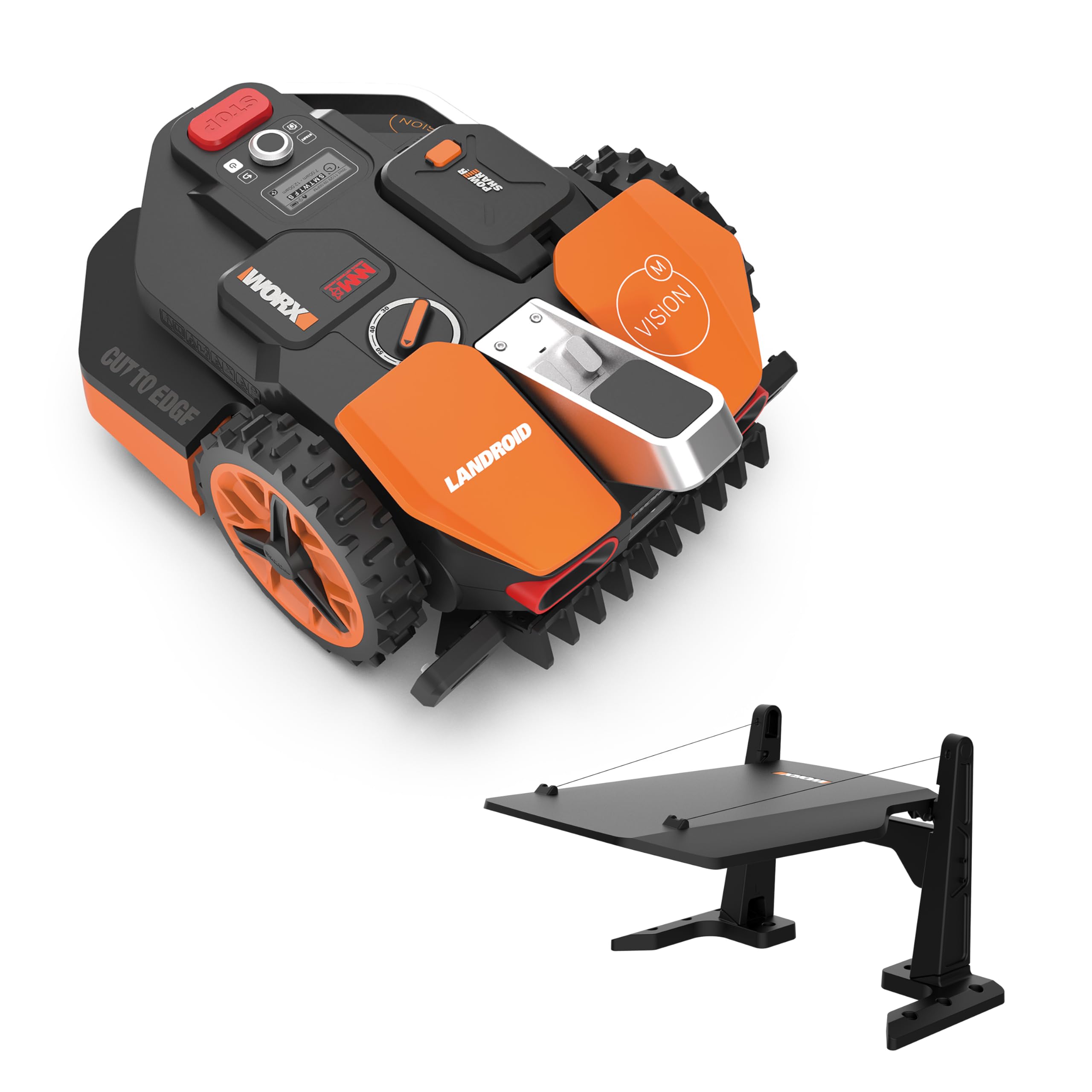 WORX Landroid Vision M800 Mähroboter WR208E.1 für Gärten bis 800m², AI Rasenpflege Gerät Roboter ohne Begrenzungskabel (WLAN & Bluetooth, aktive Hindernisvermeidung mit KI-Technologie, Igelschutz) - Image 2